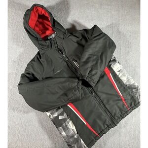 ZeroXposur Youth Hoodie Jacket Size XL 18-20‎ Double Zipper Black Red
